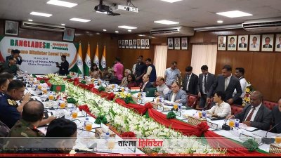 সচিবালয়ে বাংলাদেশ-ভারত স্বরাষ্ট্রমন্ত্রী পর্যায়ের বৈঠক