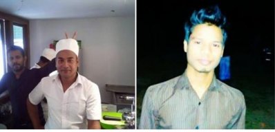 হলি আর্টিজান হামলার সময় নিহত সাইফুল (সাদা শার্ট ও টুপি পরা) ও শাওন