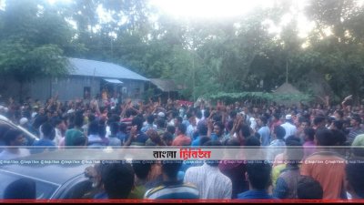 ফলাফল ঘোষণার পর জাপা প্রার্থীর নেতাকর্মী-সমর্থকদের উল্লাস (ছবি- প্রতিনিধি)