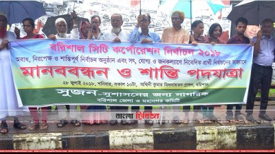 সুশাসনের জন্য নাগরিক (সুজন)-এর মানববন্ধন