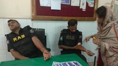 আহত র&zwj;্যাব সদস্যরা