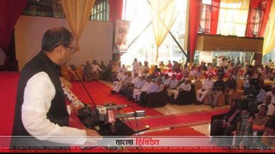 মেয়াদের তিন বছর পূর্তি উপলক্ষে সুধী সমাবেশে বক্তব্য রাখেন চট্টগ্রাম সিটি করপোরেশন মেয়র আ জ ম নাছির উদ্দিন