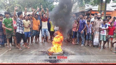 শিক্ষার্থী নিহতের ঘটনায় রাস্তায় বিক্ষোভ