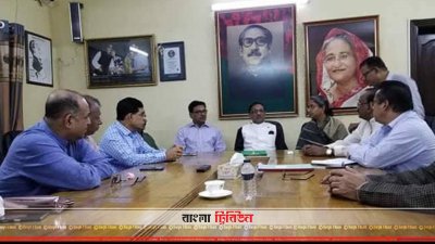 শেখ হাসিনার ধানমন্ডির রাজনৈতিক কার্যালয়ে ওবায়দুল কাদের