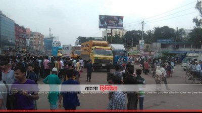 উত্তরা হাউজ বিল্ডিং এলাকায় যান চলাচল স্বাভাবিক 