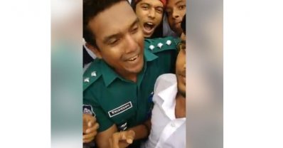 শিক্ষার্থীদের শান্তিপূর্ণভাবে আন্দোলন করতে বলেন এএসপি ইফতেখায়রুল ইসলাম