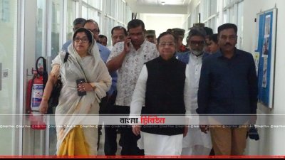 শ্রীনগর উপজেলার দোগাছি এলাকায় রেলমন্ত্রী মুজিবুল হক