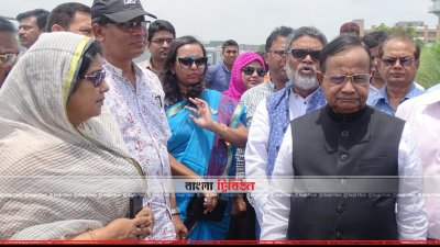 শ্রীনগর উপজেলার দোগাছি এলাকায় রেলমন্ত্রী মুজিবুল হক