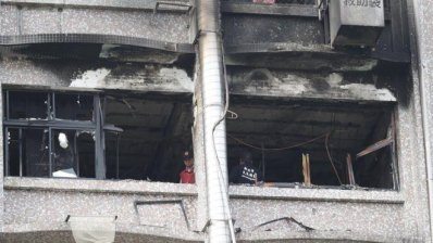 তাইপে শহরের এই হাসপাতালটিতে আগুন লেগে ৯ জনের প্রাণহানী হয়েছে