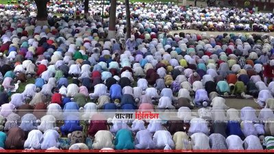 শোলাকিয়ায় দেশের সবচেয়ে বড় ঈদের জামাত অনুষ্ঠিত