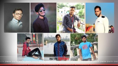 অভিযুক্ত মঞ্জু, শ্যামল, প্লাবন, রহিজ, শামীম, ইমরান, মমিন 