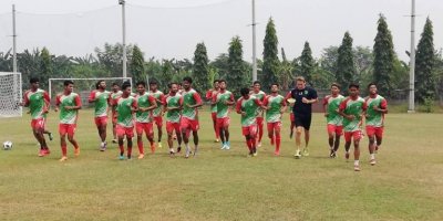 ইন্দোনেশিয়ায় বাংলাদেশ দলের অনুশীলন