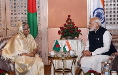 শেখ হাসিনা ও নরেন্দ্র মোদি
