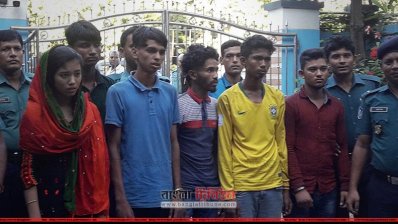 পুলিশের হাতে গ্রেফতার অপহরণকারীরা
