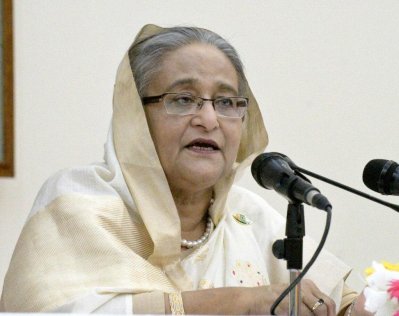 সংবাদ সম্মেলনে প্রধানমন্ত্রী শেখ হাসিনা