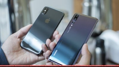 অ্যাপল ও হুয়াওয়ের স্মার্টফোন