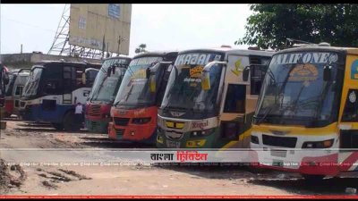 গাইবান্ধা থেকে ঢাকাসহ সব রুটের বাস চলাচল বন্ধ