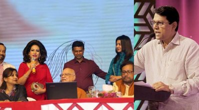 আলমগীর ও অনুষ্ঠানের একটি দৃশ্য। ছবি- সংগৃহীত