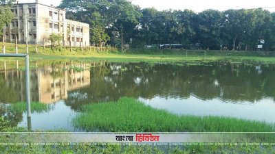 বাসাইল উপজেলার কেন্দ্রীয় খেলার মাঠ (ছবি- প্রতিনিধি) ২