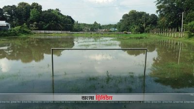 বাসাইল উপজেলার কেন্দ্রীয় খেলার মাঠ (ছবি- প্রতিনিধি)