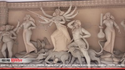 মানিকগঞ্জে চলছে দুর্গাপূজার প্রস্তুতি