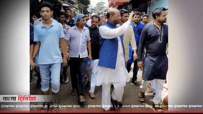 নাজিরপুরে নির্বাচনি গণসংযোগ করলেন শ ম রেজাউল করিম