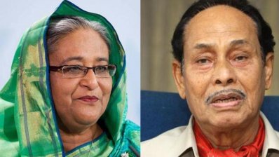 প্রধানমন্ত্রী শেখ হাসিনা ও জাপা চেয়ারম্যান হুসেইন মুহম্মদ এরশাদ