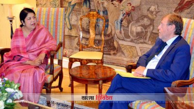 বেলজিয়াম পার্লামেন্টের প্রতিনিধির সঙ্গে স্পিকারের সাক্ষাৎ