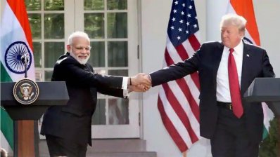 নরেন্দ্র মোদি ও ডোনাল্ড ট্রাম্প