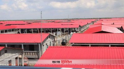 ভাসানচরে দ্রুত এগিয়ে চলছে রোহিঙ্গা পুনর্বাসনের কাজ