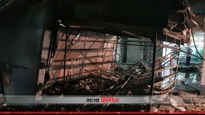 টঙ্গীতে ন্যাশনাল ফ্যান কারখানায় বিস্ফোরণের বিধ্বস্ত কারখানা