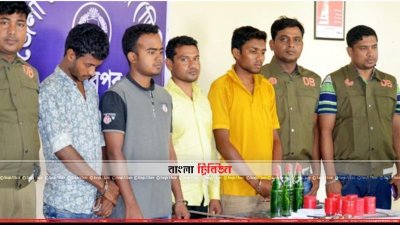 মেহেরপুরে গোপন বৈঠক করার সময় জেএমবির চার কর্মী আটক