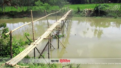 দুপচাঁচিয়ার ভূঁইপুরে সেতুর অভাবে হাজারো মানুষের দুর্ভোগ
