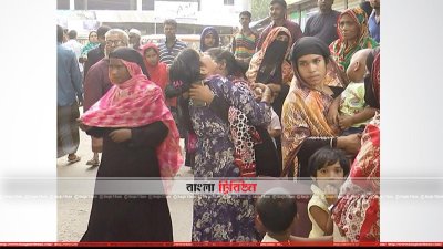 হতাহতদের স্বজনদের আহাজারি (ছবি- প্রতিনিধি)