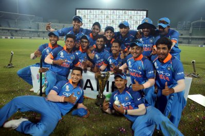 ভারতের শিরোপা উদযাপন