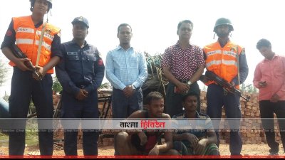 আটক দুই জেলে 