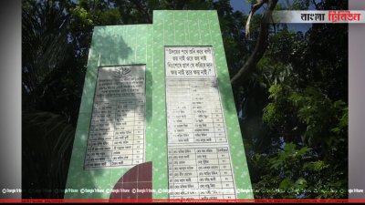 বড়ইতলা গণহত্যায় নিহতদের নামফলক