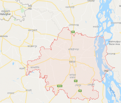 বগুড়া, জয়পুরহাট ও নওগাঁ জেলা