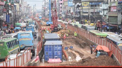 মেট্রোরেলের জন্য মাটি খোঁড়াখুঁড়ি (ফাইল ফটো, সংগৃহীত)