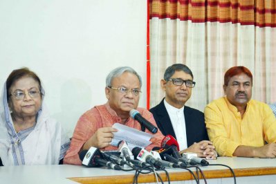 সংবাদ সম্মেলনে রিজভী