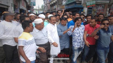 রায়ের প্রতিবাদে রাজশাহীতে বিক্ষোভ সমাবেশ
