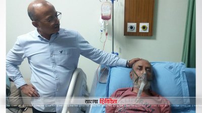 হাসপাতালের বেডে অসুস্থ শফিকুর রহমান
