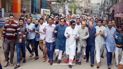 সিলেট বিএনপির মিছিল