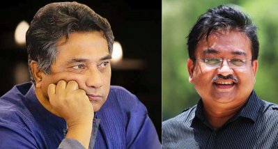 আনিসুল হক ও আব্দুন নূর তুষার। ছবি- সংগৃহীত