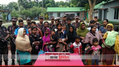 বেনাপোল সীমান্তে অনুপ্রবেশের অভিযোগে শিশুসহ আটক ২১