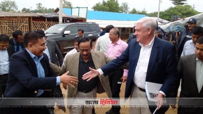 রোহিঙ্গা ক্যাম্প পরিদর্শনে মিয়ানমারের প্রতিনিধি দল