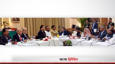 গণভবনে আওয়ামী লীগের সঙ্গে যুক্তফ্রন্টের সংলাপ