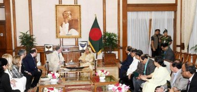 প্রধানমন্ত্রীর সঙ্গে ইউরোপীয় সংসদীয় দলের প্রতিনিধিদের সাক্ষাৎ