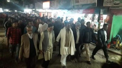 কুড়িগ্রামে বিক্ষোভ মিছিল