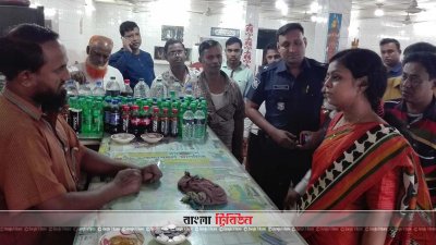 ভ্রাম্যমাণ আদালত পরিচালনা করেন নির্বাহী ম্যাজিস্ট্রেট সুবর্ণা রানী সাহা